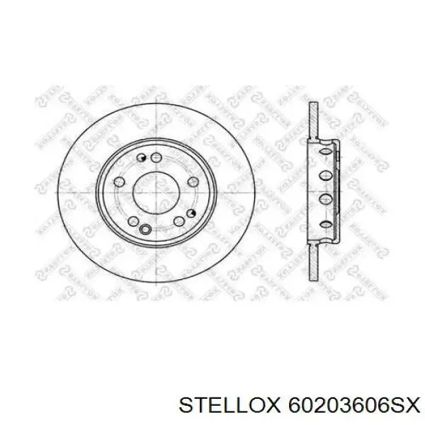 Передние тормозные диски O1001P Samko