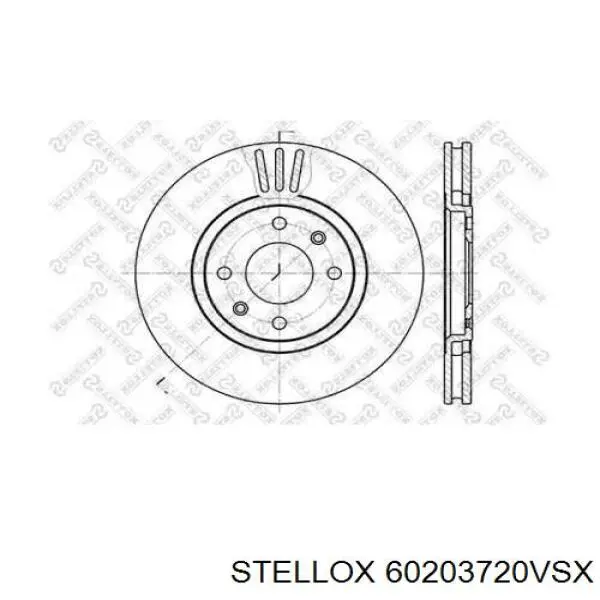 Тормозные диски CD6636S Bremsi