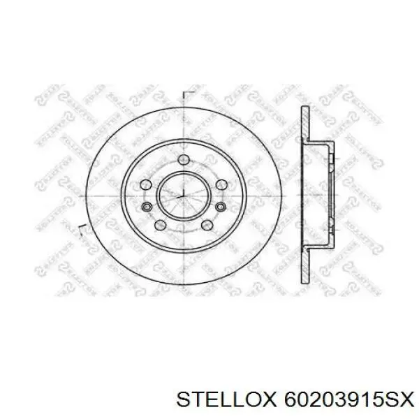 Тормозные диски PB1534 Starline