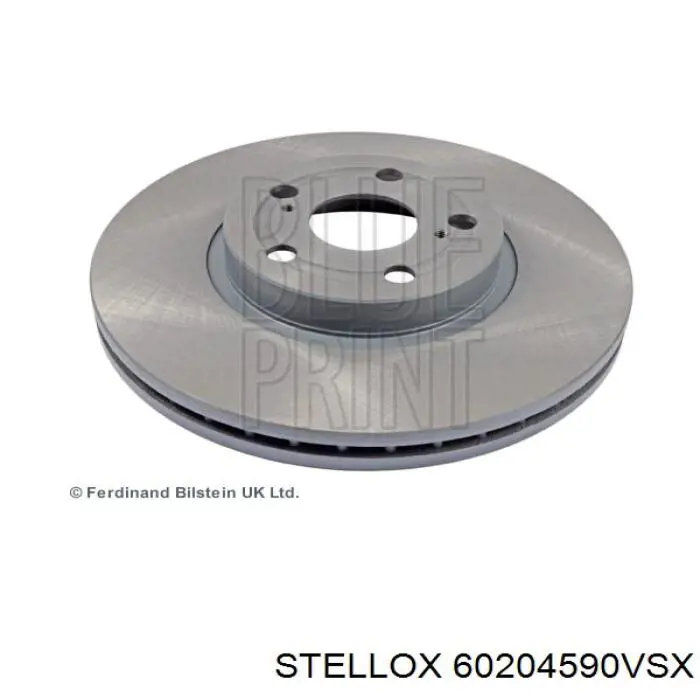 60204590VSX Stellox диск тормозной передний