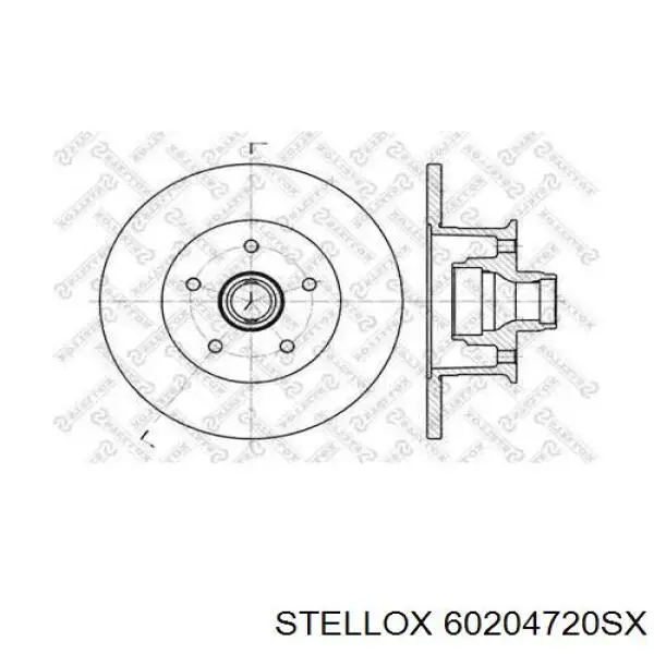 Передние тормозные диски 986478136 Bosch