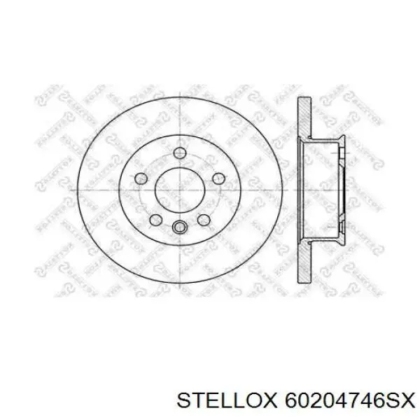 Передние тормозные диски 60204746SX Stellox