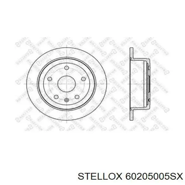 Тормозные диски 60205005SX Stellox