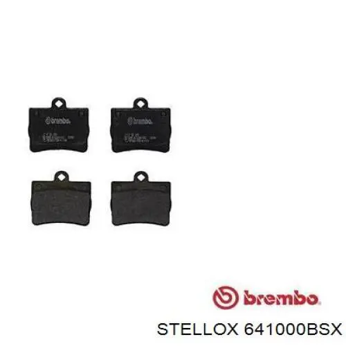 Купить 641000BSX Stellox Колодки тормозные задние, дисковые