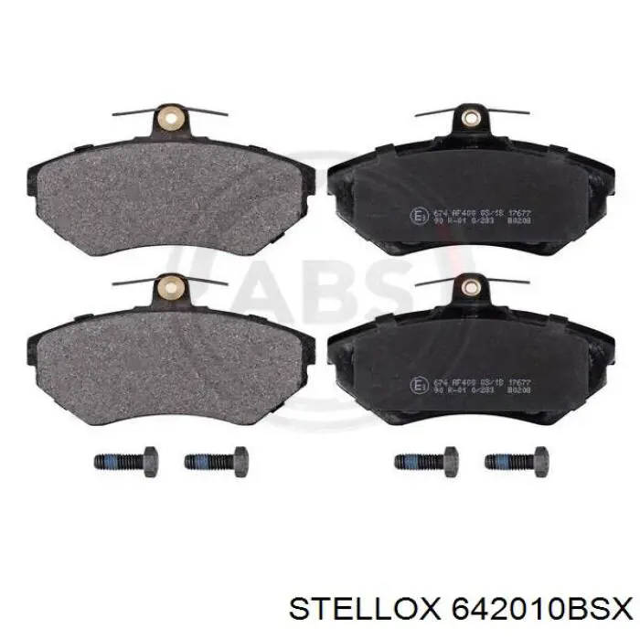 Купить 642010BSX Stellox Колодки тормозные