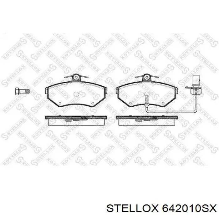 Колодки Stellox 642010SX цена, от 12.82 USD