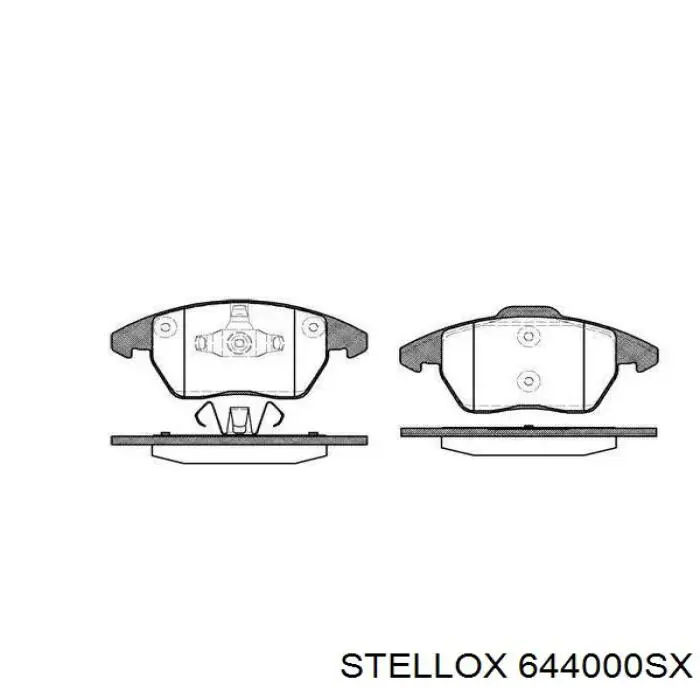 QP1022C Quaro Колодки передние