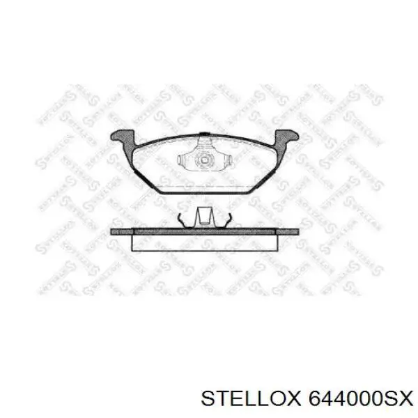 Передние тормозные колодки 644000SX Stellox