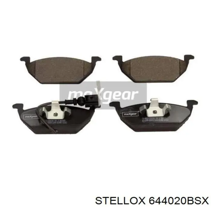 Передние тормозные колодки 644020BSX Stellox