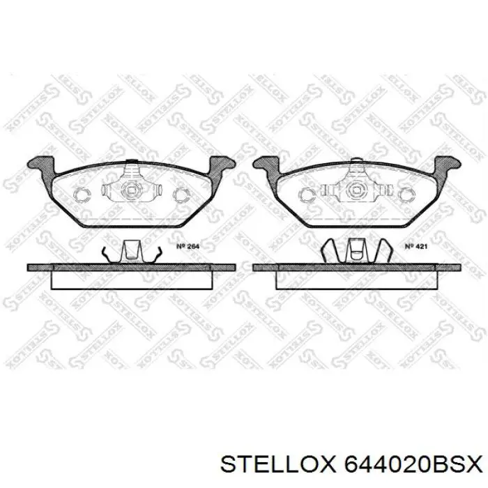 644020BSX Stellox Колодки передние