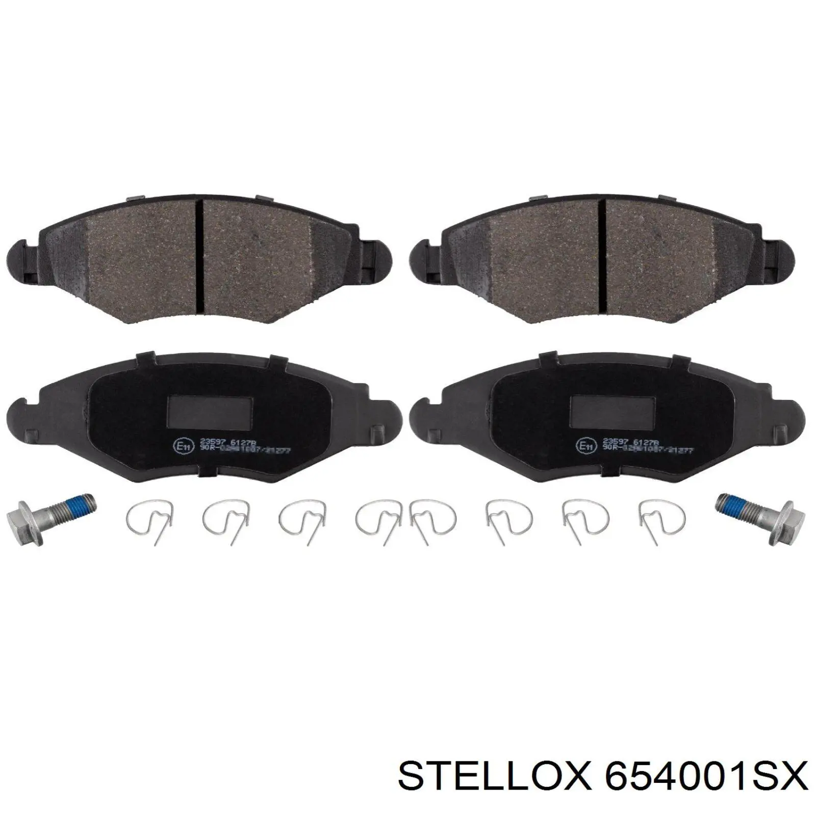 654001SX Stellox Колодки передние