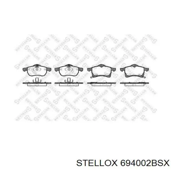 Колодки Stellox 694002BSX цена, от 22.36 USD