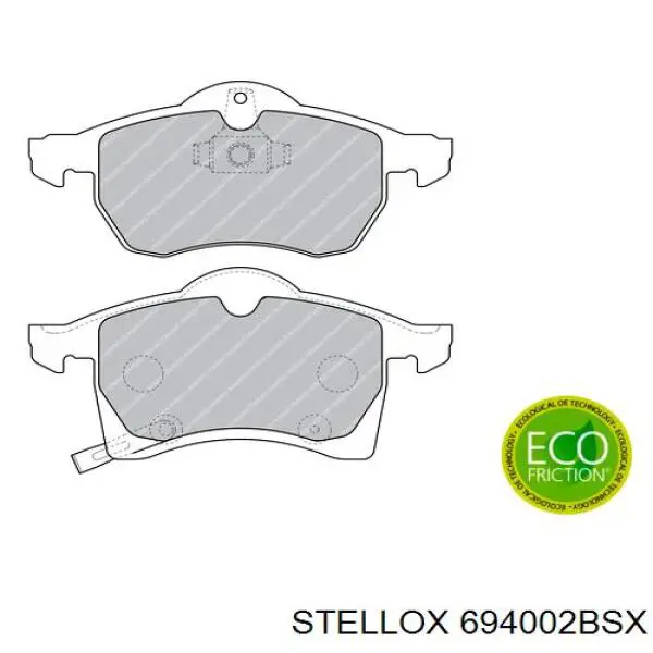 694002BSX Stellox Колодки передние