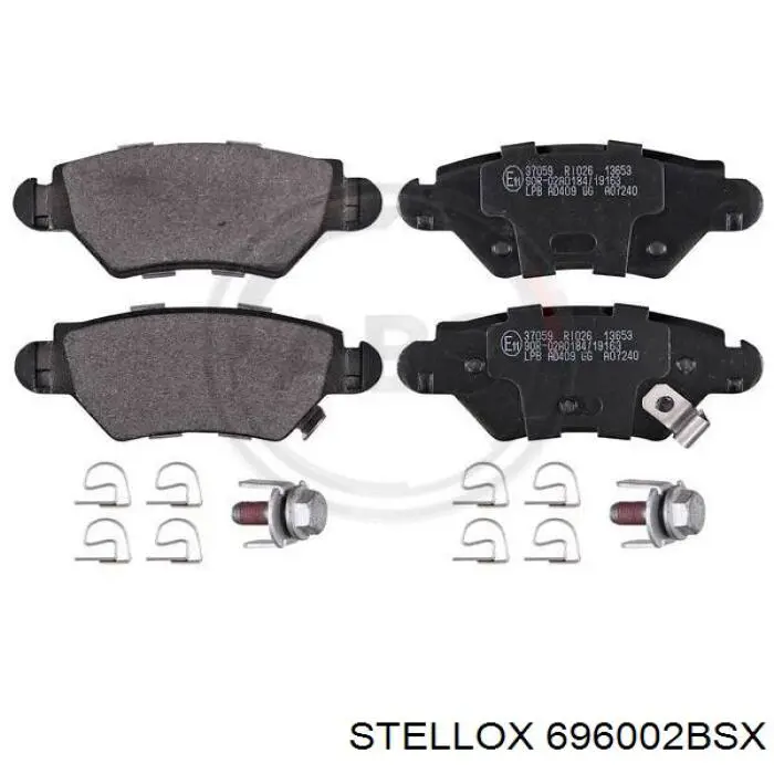 Колодки дисковые  Stellox 696002BSX цена, от 11.39 USD