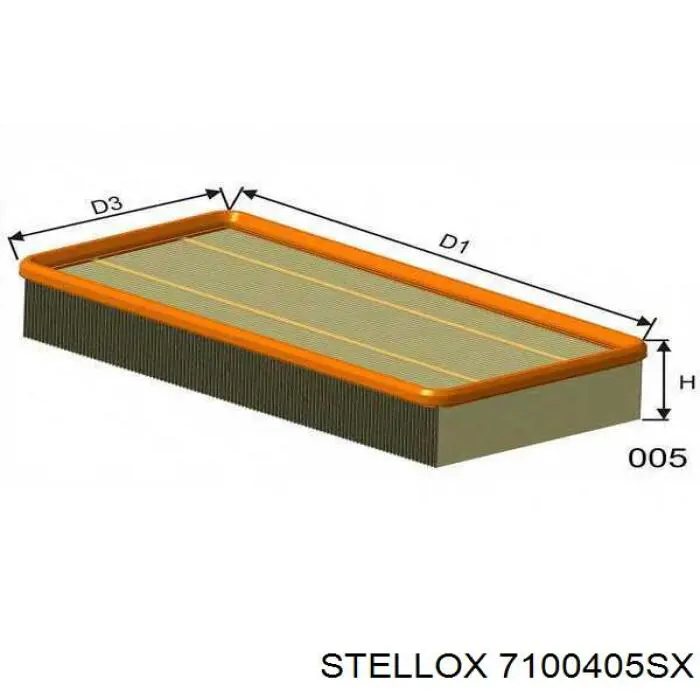 Купить 7100405SX Stellox Автомобильный фильтр воздуха