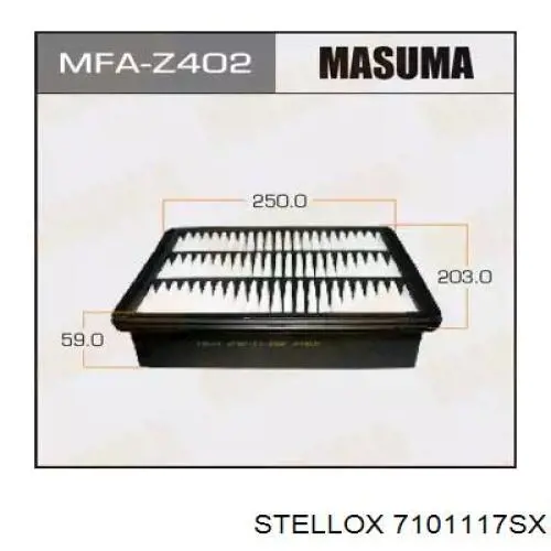 7101117SX Stellox Воздушный фильтр двигателя