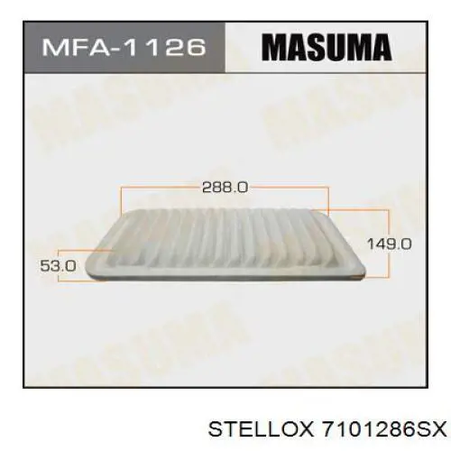 Воздушный фильтр 7101286SX Stellox