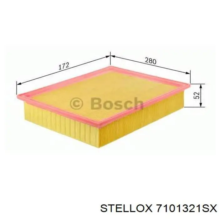 Воздушный фильтр 7101321SX Stellox
