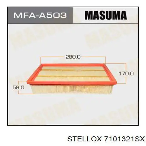 Купить 7101321SX Stellox Автомобильный фильтр воздуха