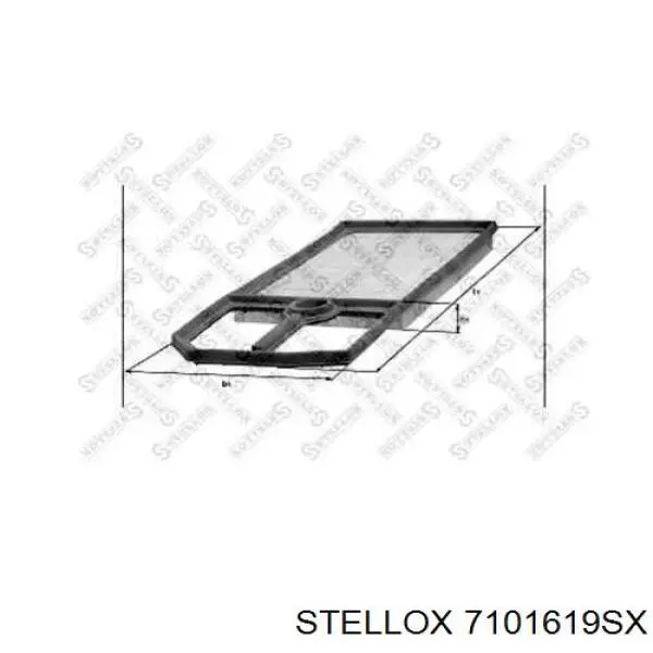 7101619SX Stellox воздушный фильтр