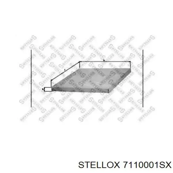71-10001-SX Stellox фильтр салона