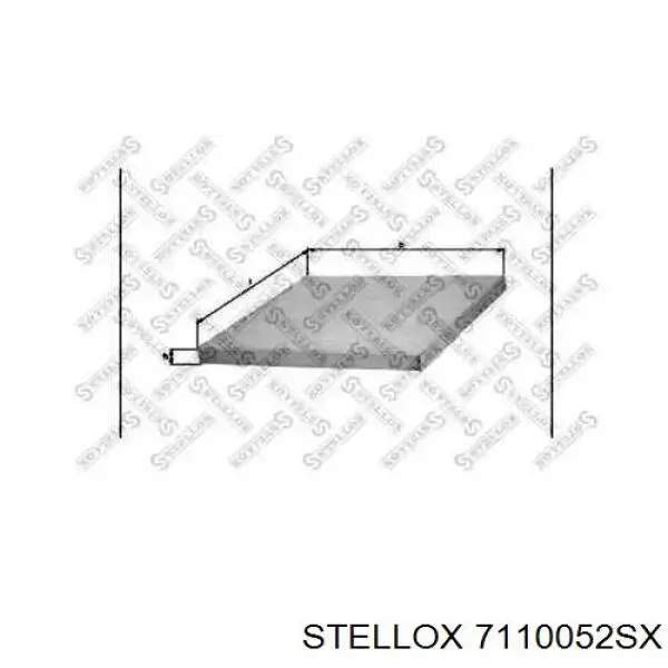 Фильтр салона 7110052SX Stellox