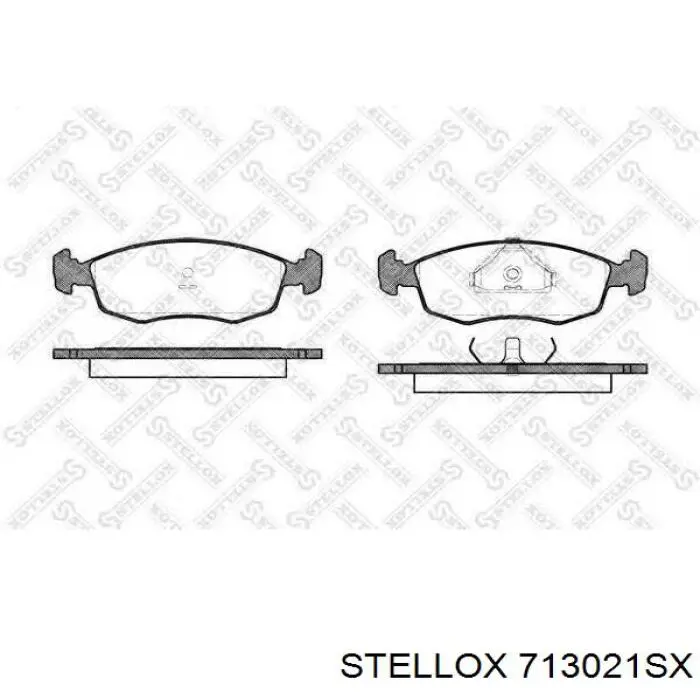 301453 VALEO Колодки передние