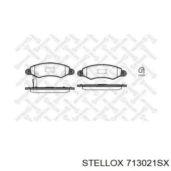 Передние тормозные колодки 713021SX Stellox