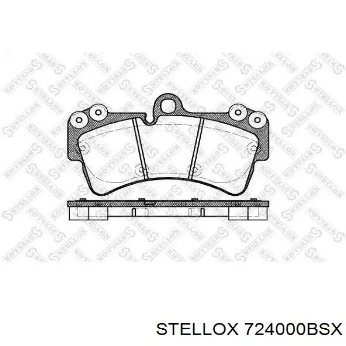 724000BSX Stellox Колодки передние