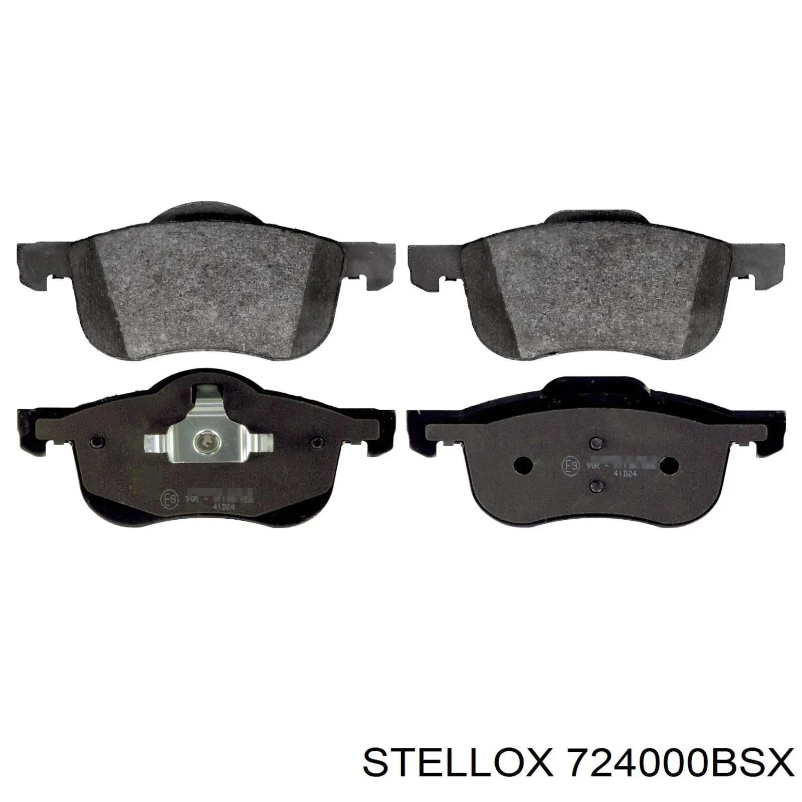 Передние тормозные колодки 724000BSX Stellox