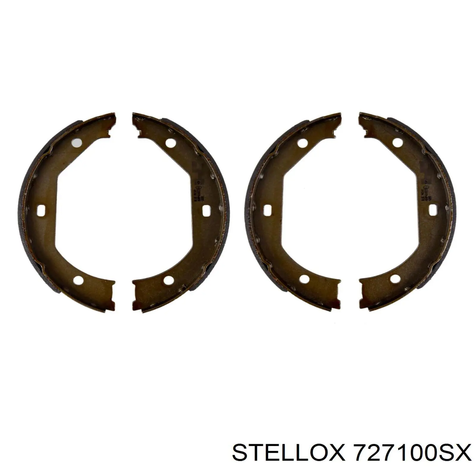 727100SX Stellox колодки ручника (стояночного тормоза)