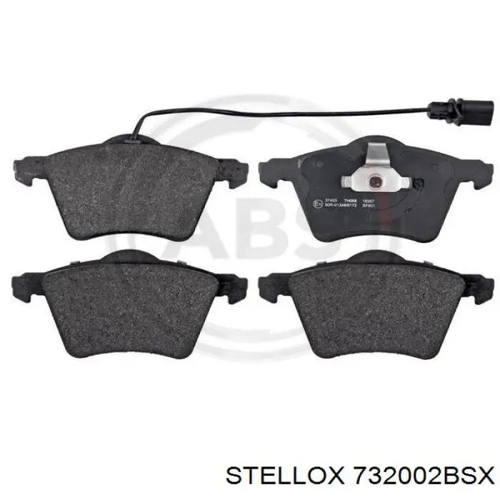Купить 732002BSX Stellox Колодки тормозные