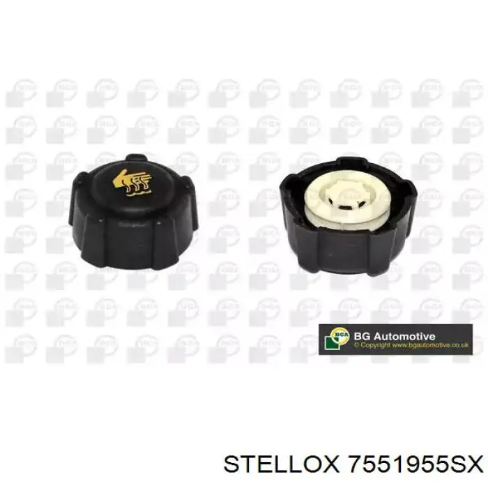 Крышка расширительного бачка Stellox 7551955SX цена, от 3.22 USD