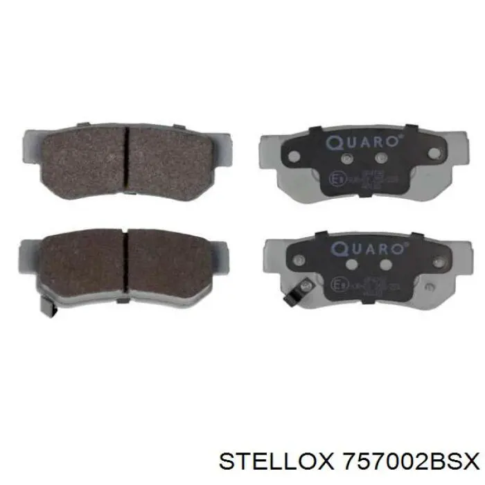 Колодки дисковые  Stellox 757002BSX цена, от 9.63 USD