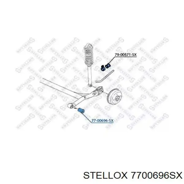 Сайлентблок задней балки 6745350 Ford