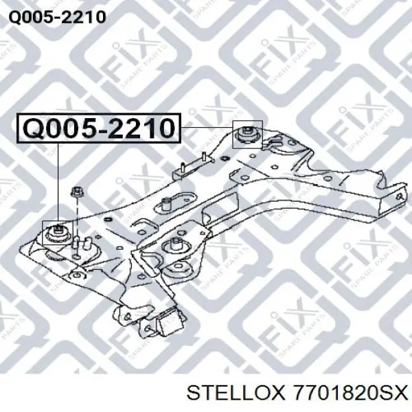 Сайлентблок 8200500491 Renault (RVI)