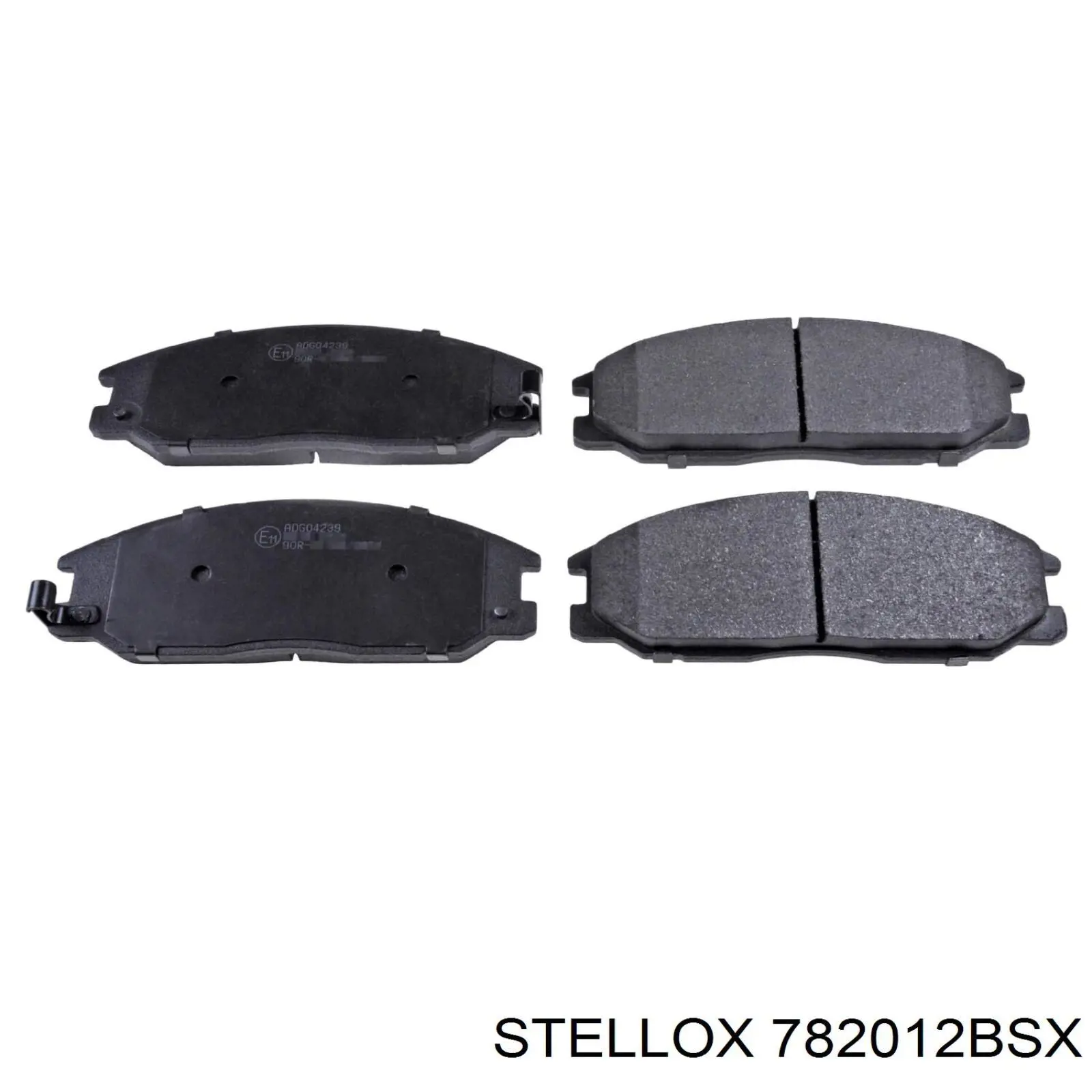 Купить 782012BSX Stellox Колодки тормозные
