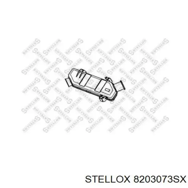 Глушитель, центральная и задняя часть 8203073SX Stellox