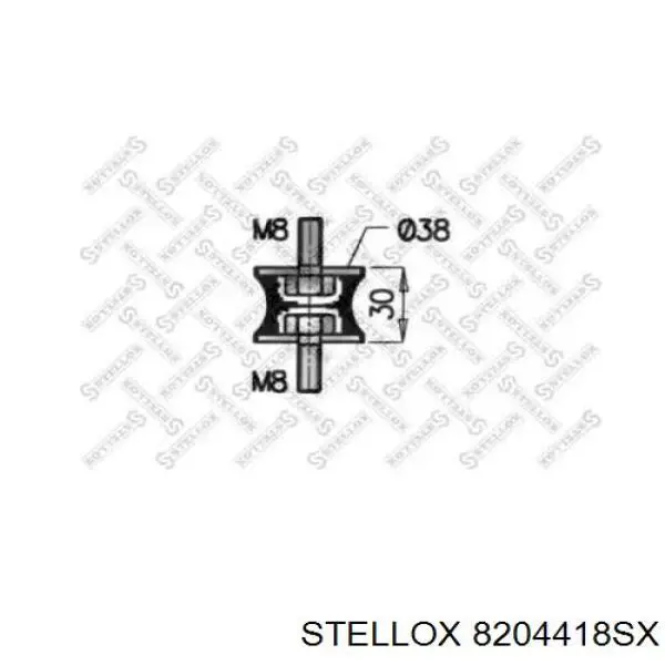 Подушка глушителя 8204418SX Stellox