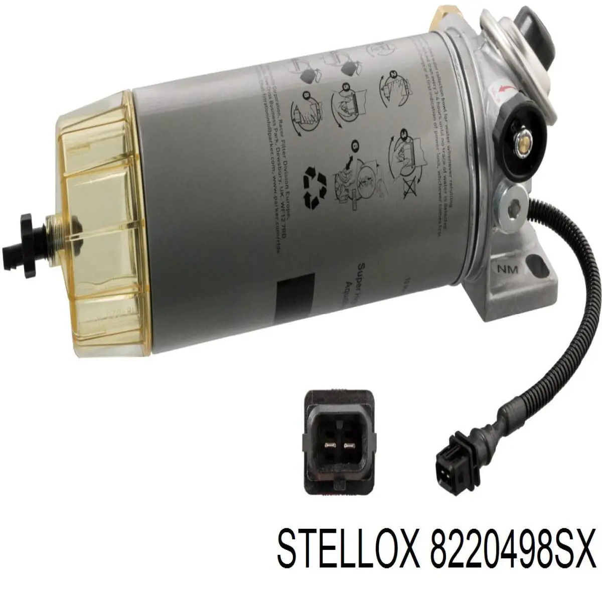 Купить DF3538 Mfilter Фильтр-отстойник топлива грубой очистки