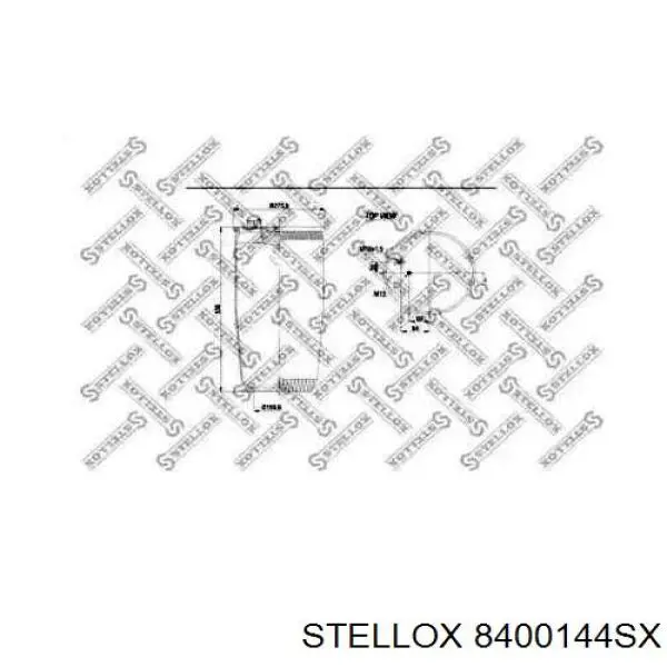 Пневмоподушка (пневморессора) моста 8400144SX Stellox