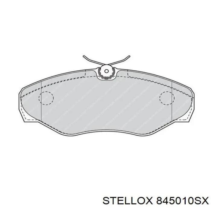 Колодки Stellox 845010SX цена, от 21.91 USD