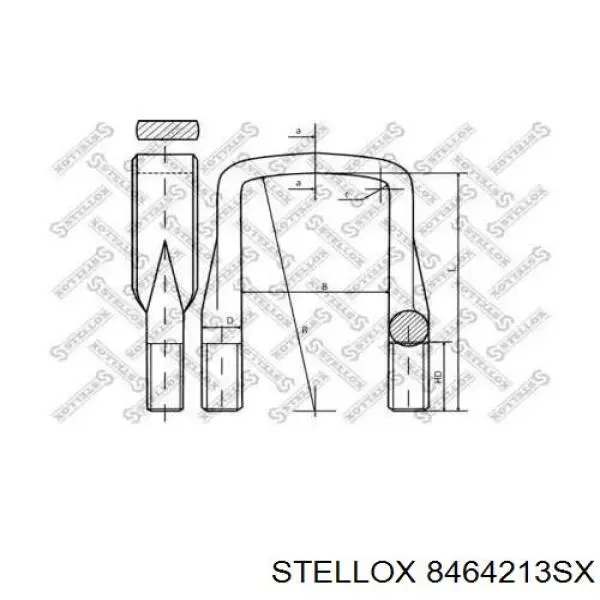 Купить 510463 Diesel Technic Стремянка рессоры