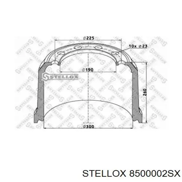 Барабан тормозной задний PE Automotive 04664600A цена, от 136.88 USD