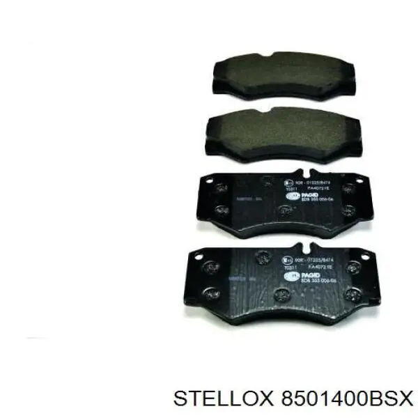 8501400BSX Stellox Колодки передние