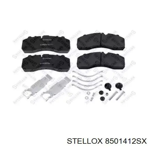 8501412SX Stellox колодки тормозные передние дисковые