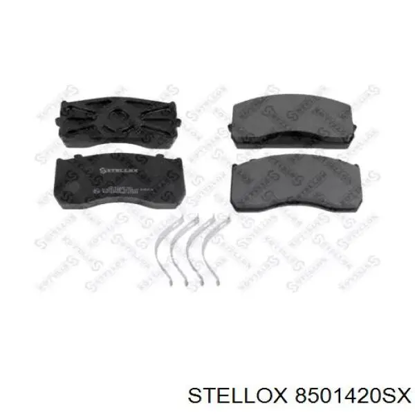 8501420SX Stellox колодки тормозные передние дисковые