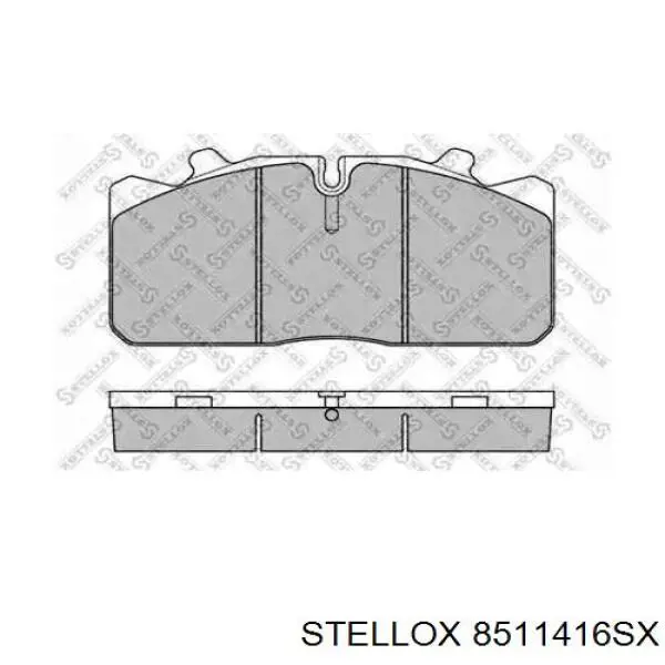 Передние тормозные колодки 8511416SX Stellox