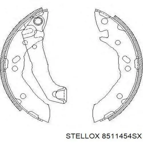 Передние тормозные колодки 8511454SX Stellox