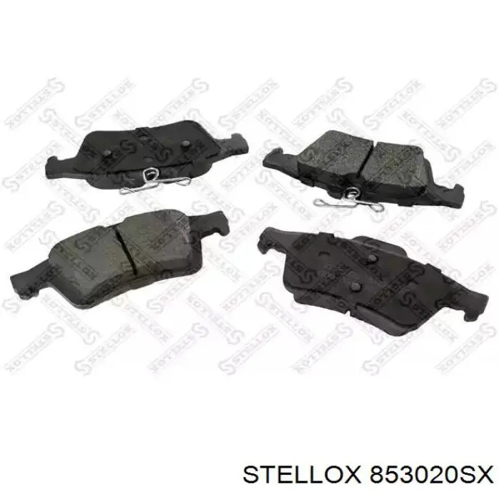 Задние тормозные колодки 853020SX Stellox